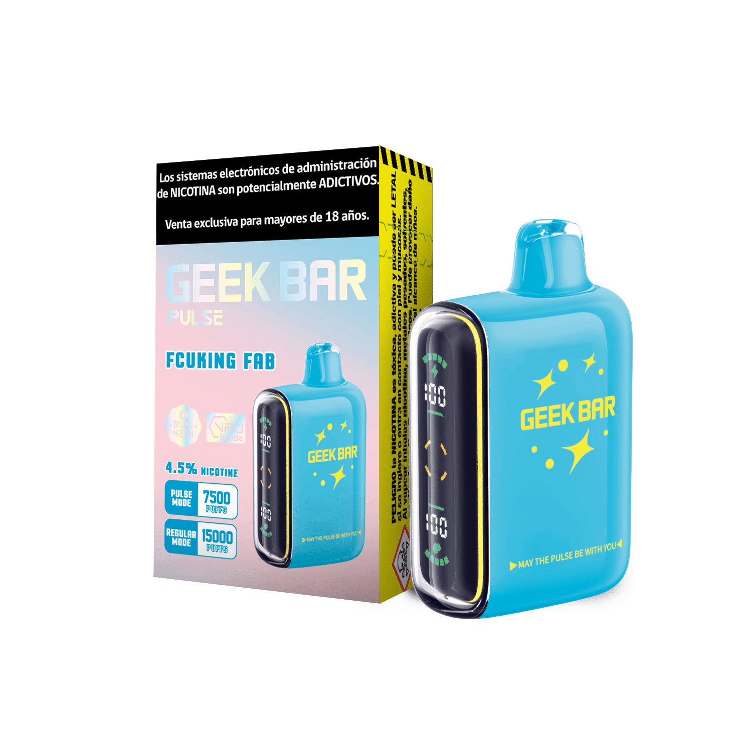 Geek Bar Pulse Fcuking Fab 15000 Puff - Mix Frutal Hielo