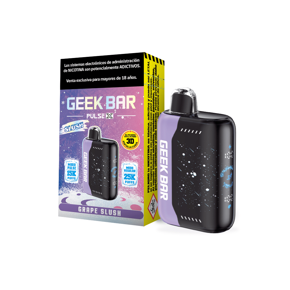 Geek Bar Pulse X Grape Slush 25000 Puff - Uva Hielo