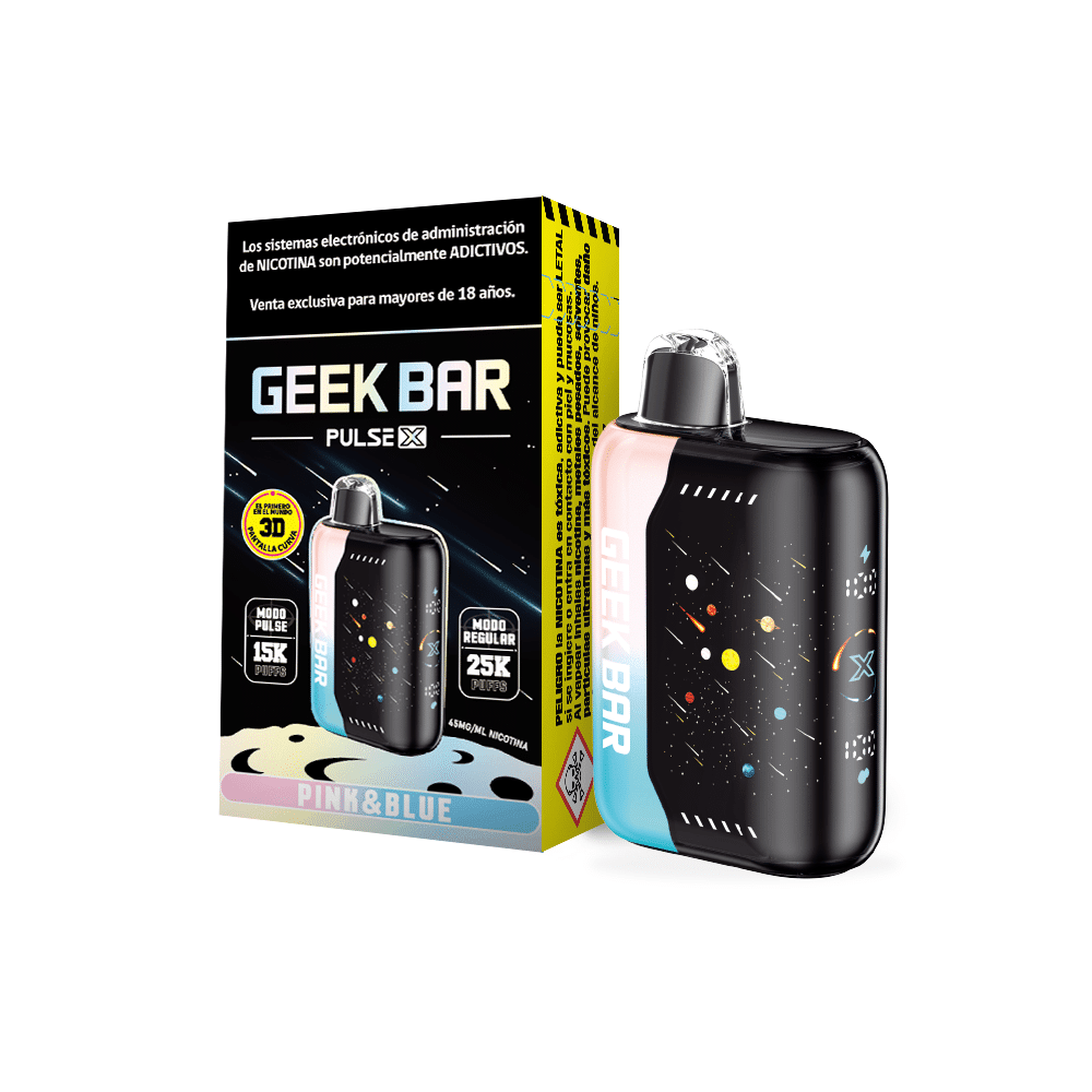Geek Bar Pulse X Pink & Blue 25000 Puff - Berries, Candy Ice