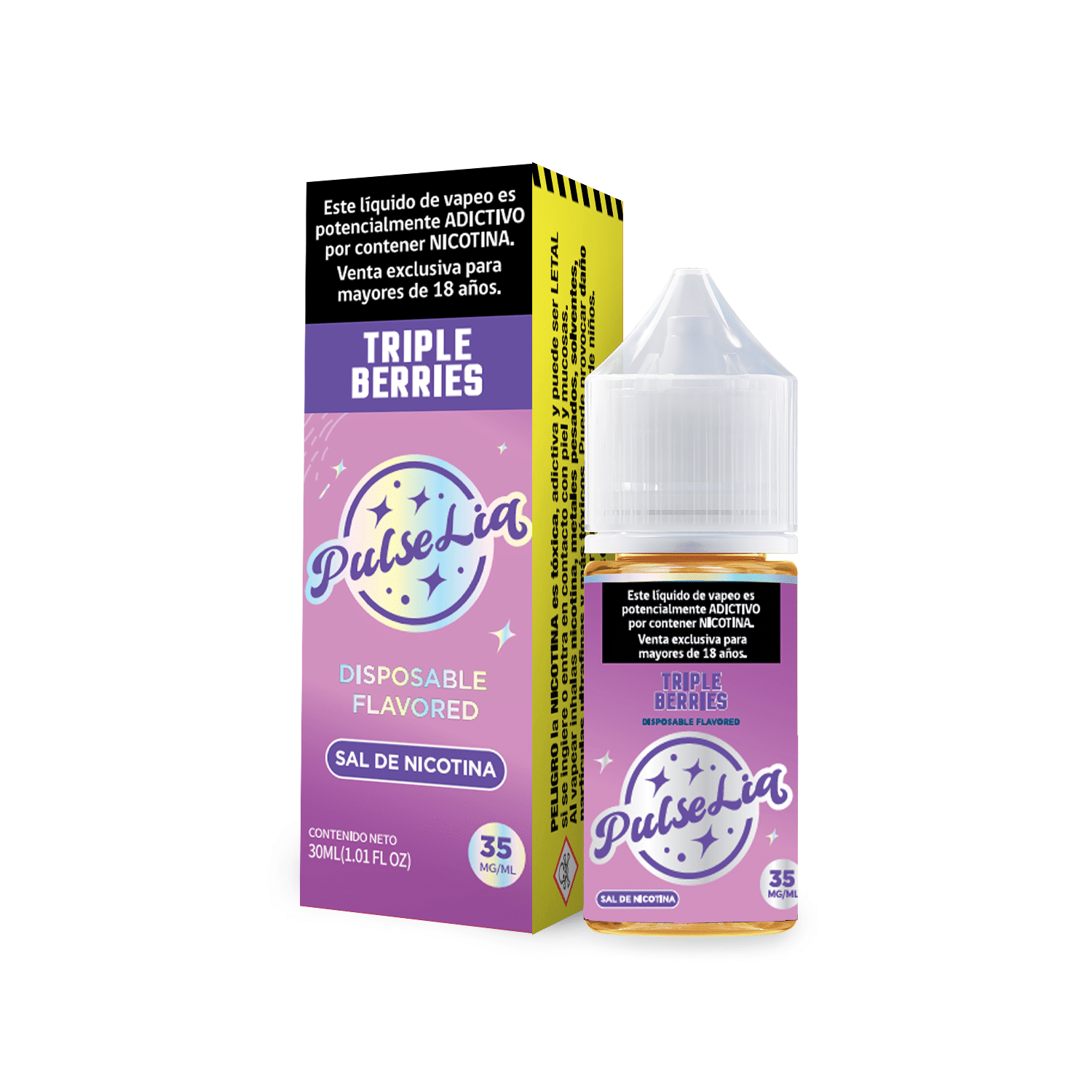 PulseLiq By Geek Bar Triple Berries Salt 30ML - Triple Berries