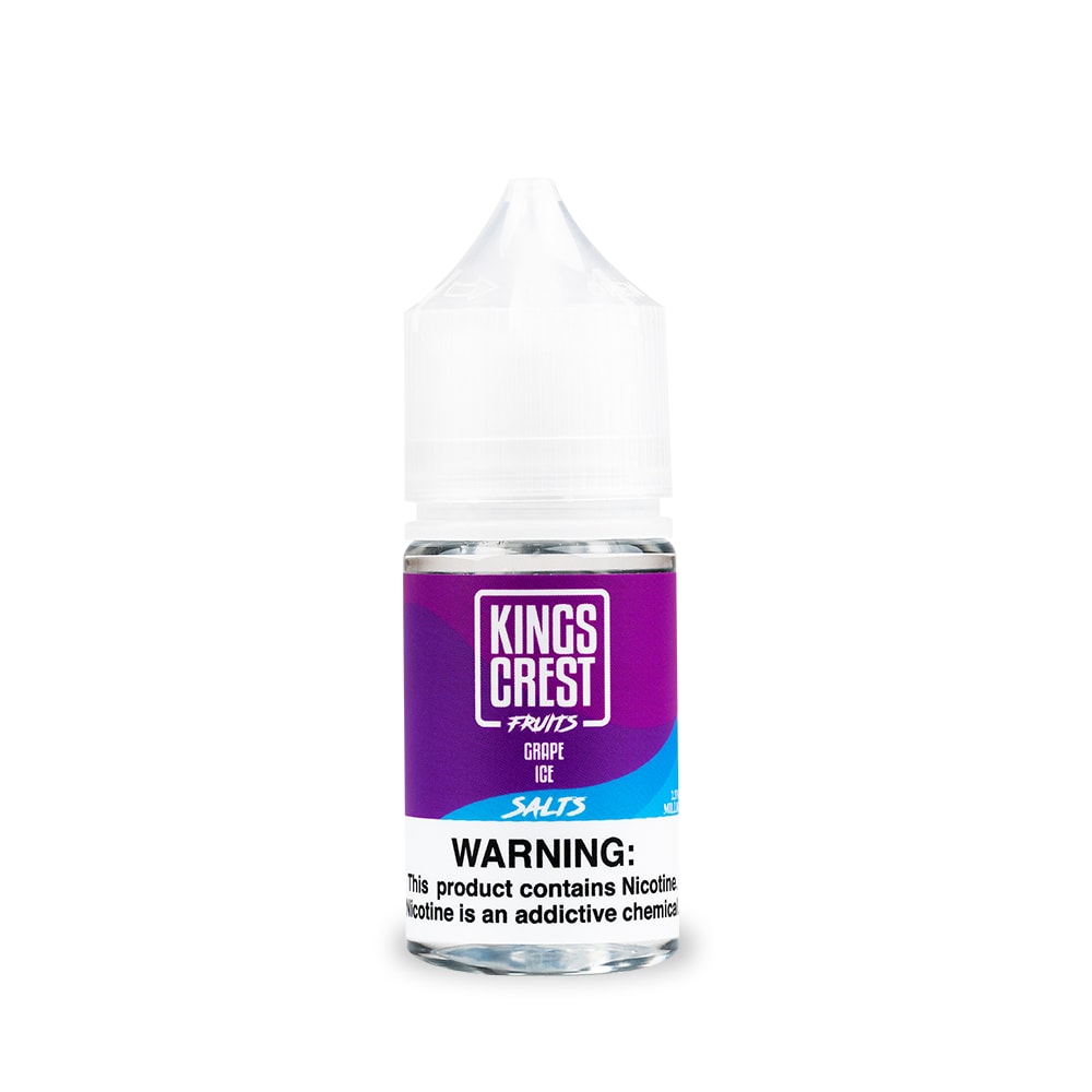 Kings Crest Fruits Grape Ice Salt 30ml - Uva Hielo