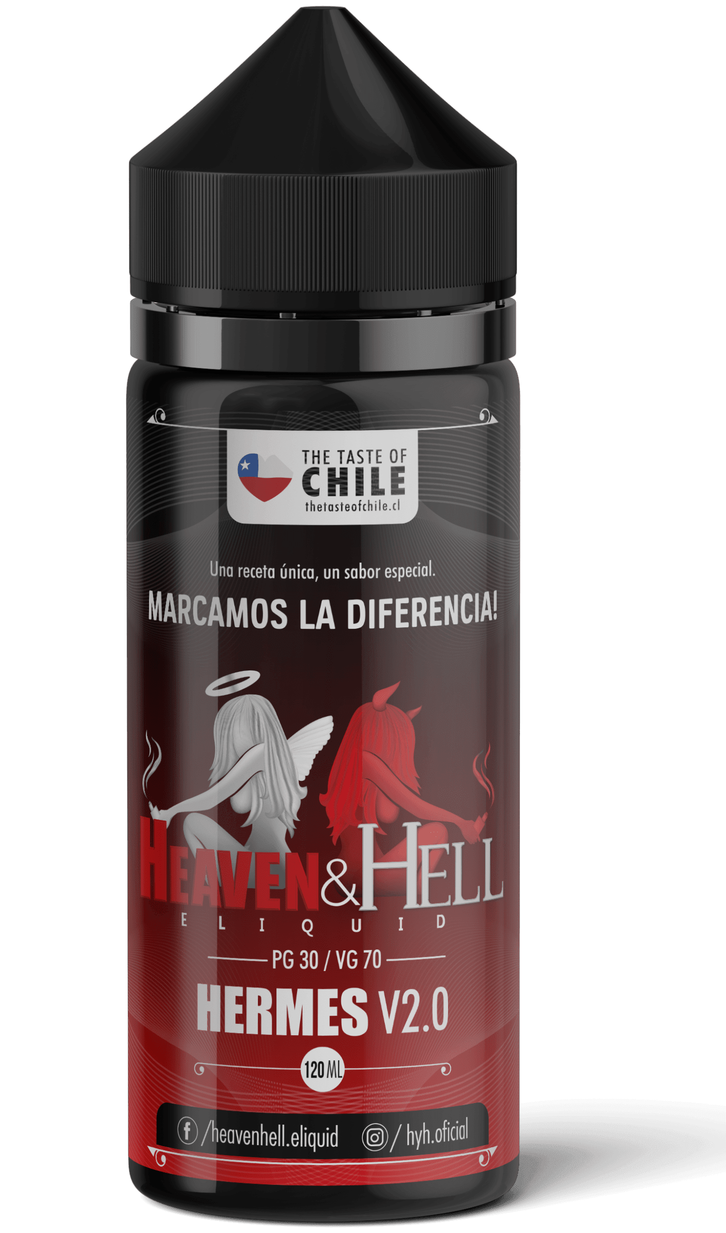 Heaven & Hell Hermes V2.0 120ml - Frambuesa, Frutilla y Mango