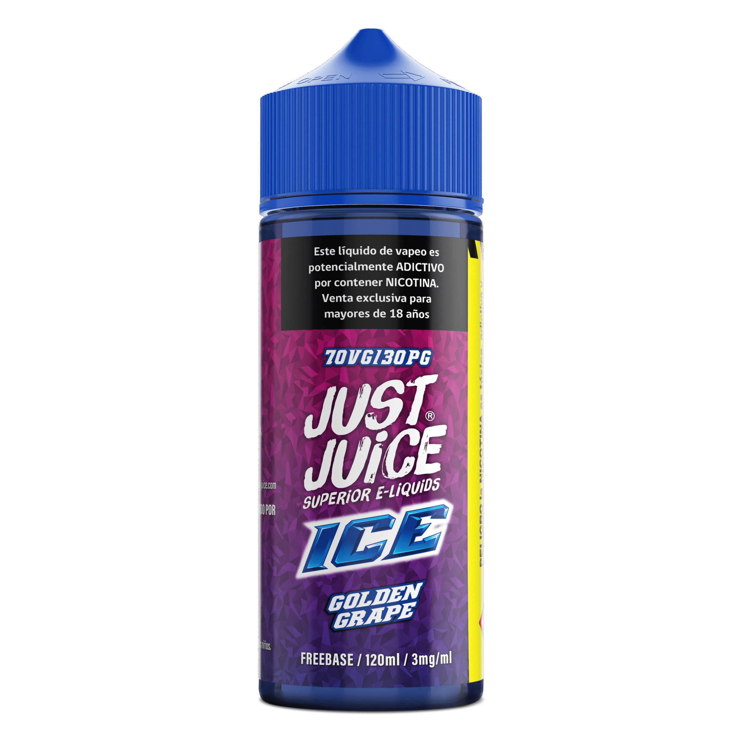Just Juice Golden Grape Ice 120ML - Uvas Doradas Ice