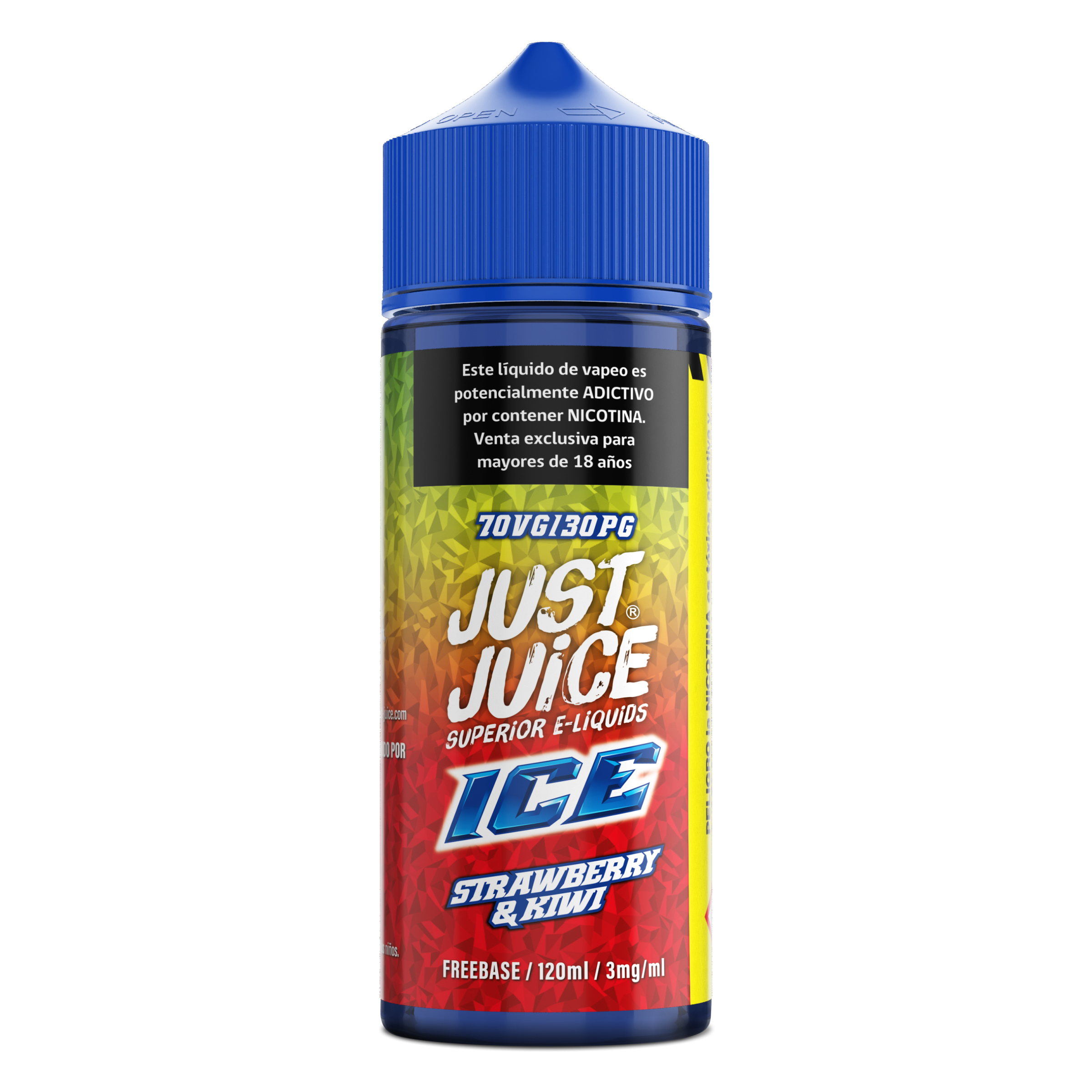 Just Juice Strawberry Kiwi Ice 120ML - Frutilla, Kiwi Ice