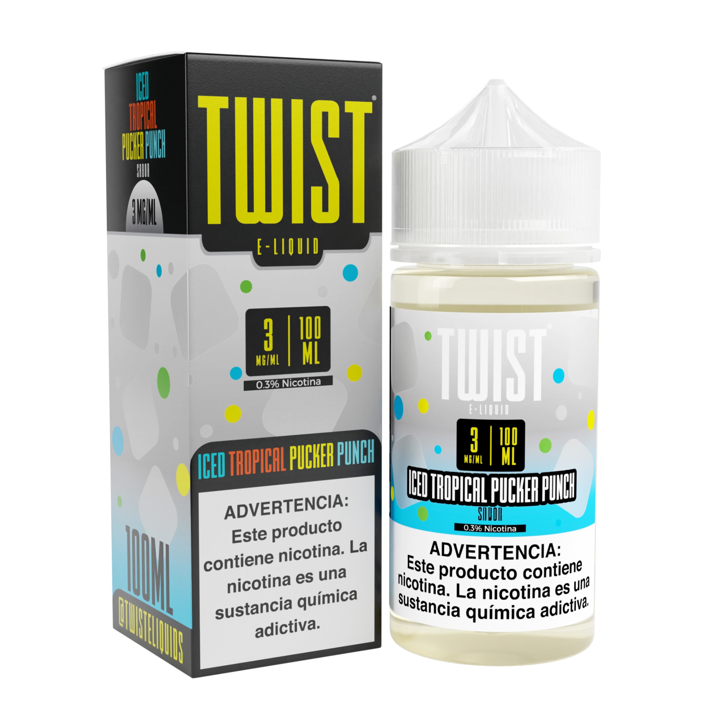 TWIST Iced Tropical Pucker Punch 100ML - Ponche De Frutas Mixtas