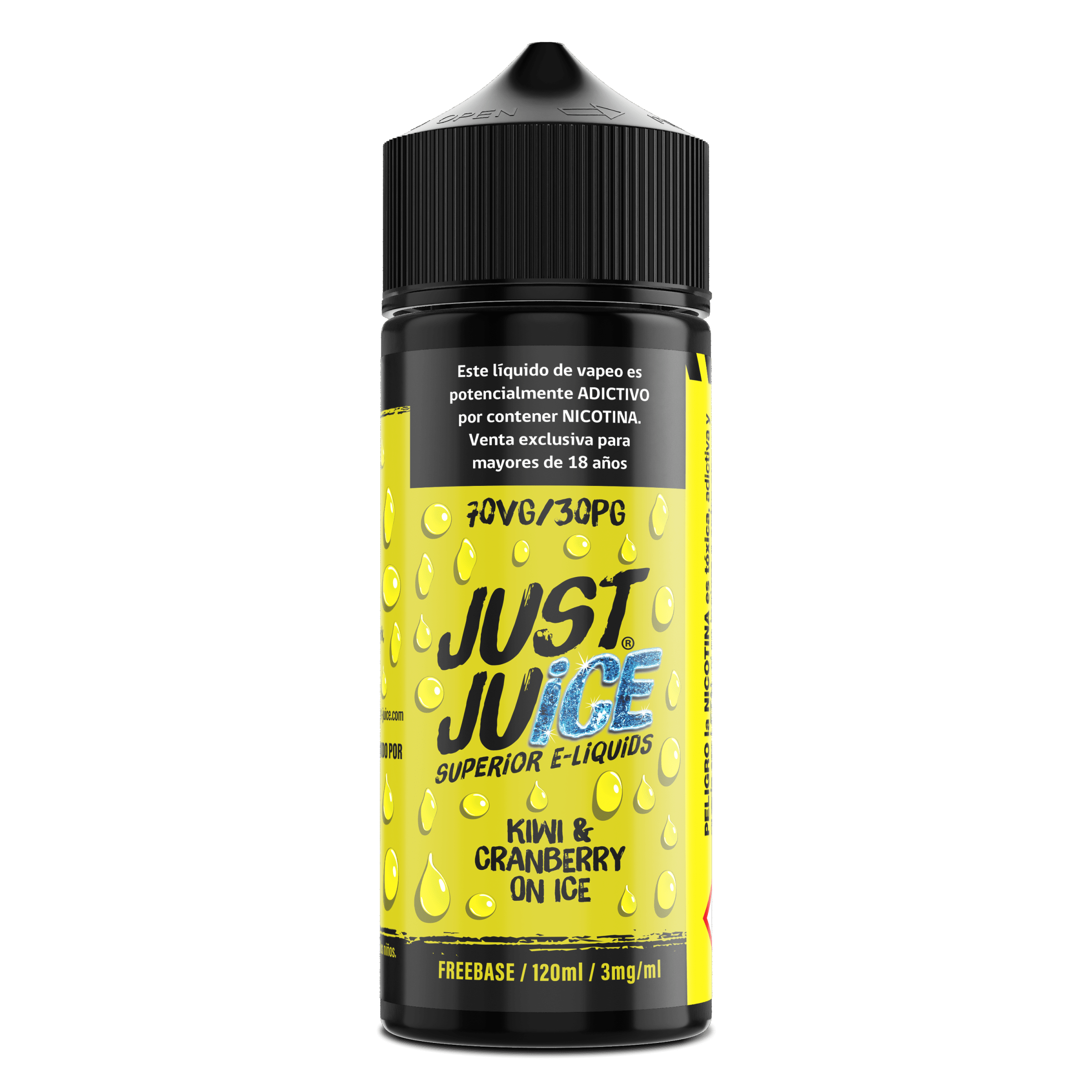 Just Juice Kiwi Cranberry Ice 120ml - Jugo de Kiwi