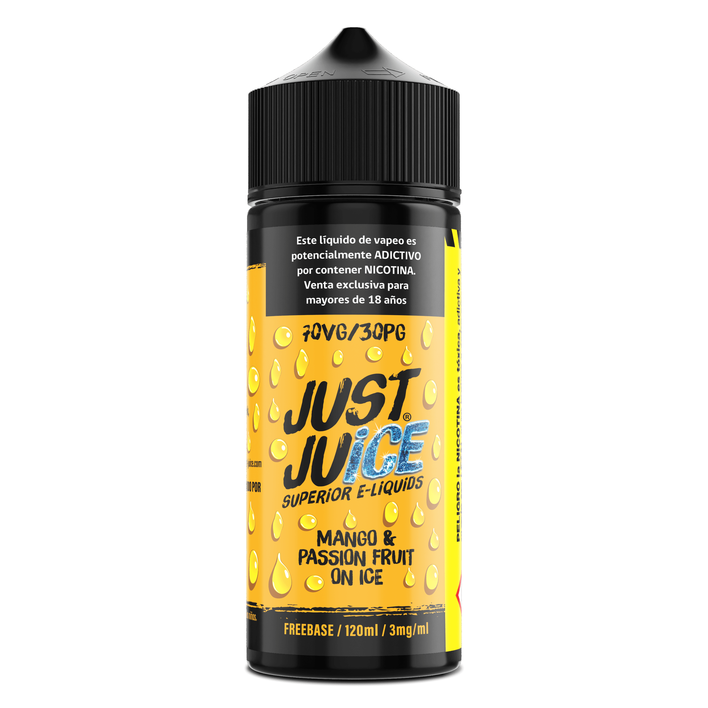Just Juice Mango & Passion on ice120ml - Mango y Maracuyá Hielo