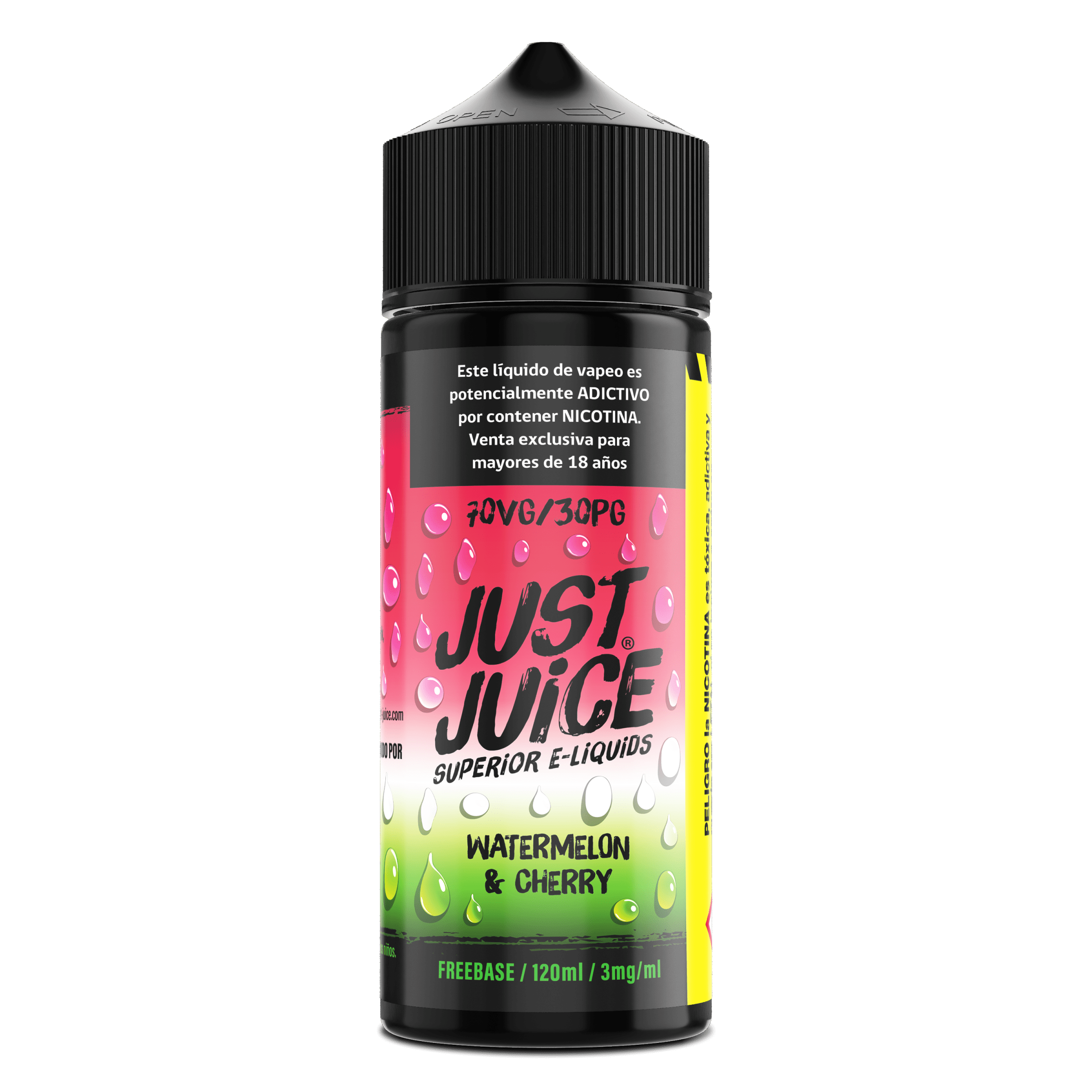 Just Juice Watermelon & Cherry 120ml - Sandía y Guinda