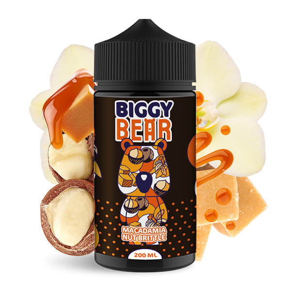 Biggy Bear Macadamia Nut Brittle 200ml - Nuez y Caramelo