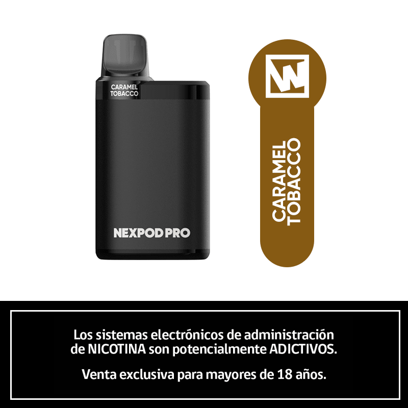 Wotofo Nexpod Kit Caramel Tobacco 5000 Puffs - Tabaco Caramelo