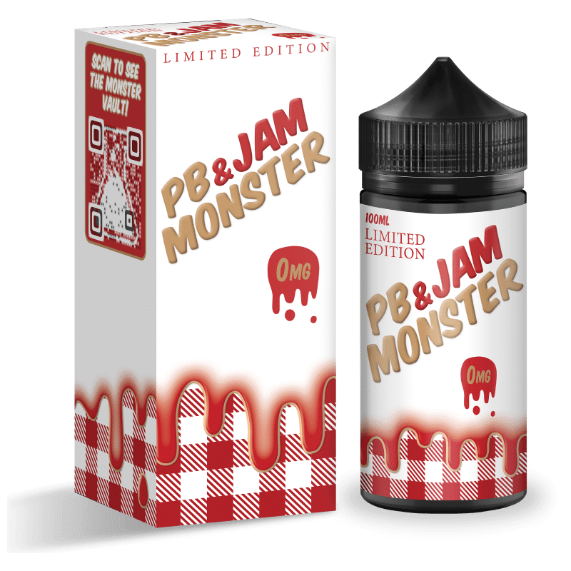 Jam Monster PB & Strawberry 100ml - Mermelada de Frutilla