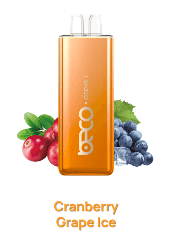 Beco Osens L Cranberry Grape Ice 7000 puffs - Arandanos Rojos y Uva