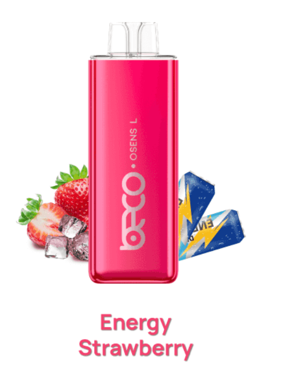 Beco Osens L Energy Strawberry 7000 puffs - Energetica de Frutilla