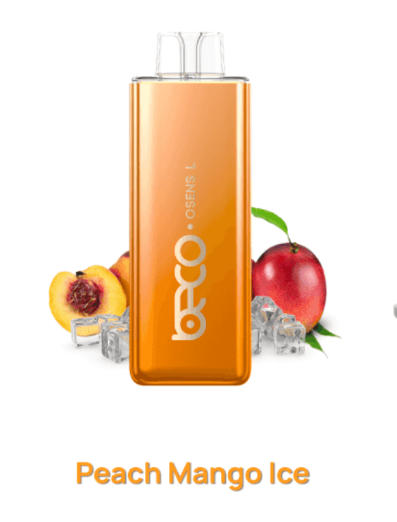 Beco Osens L Peach Mango Ice 7000 puffs - Durazno Mango Hielo