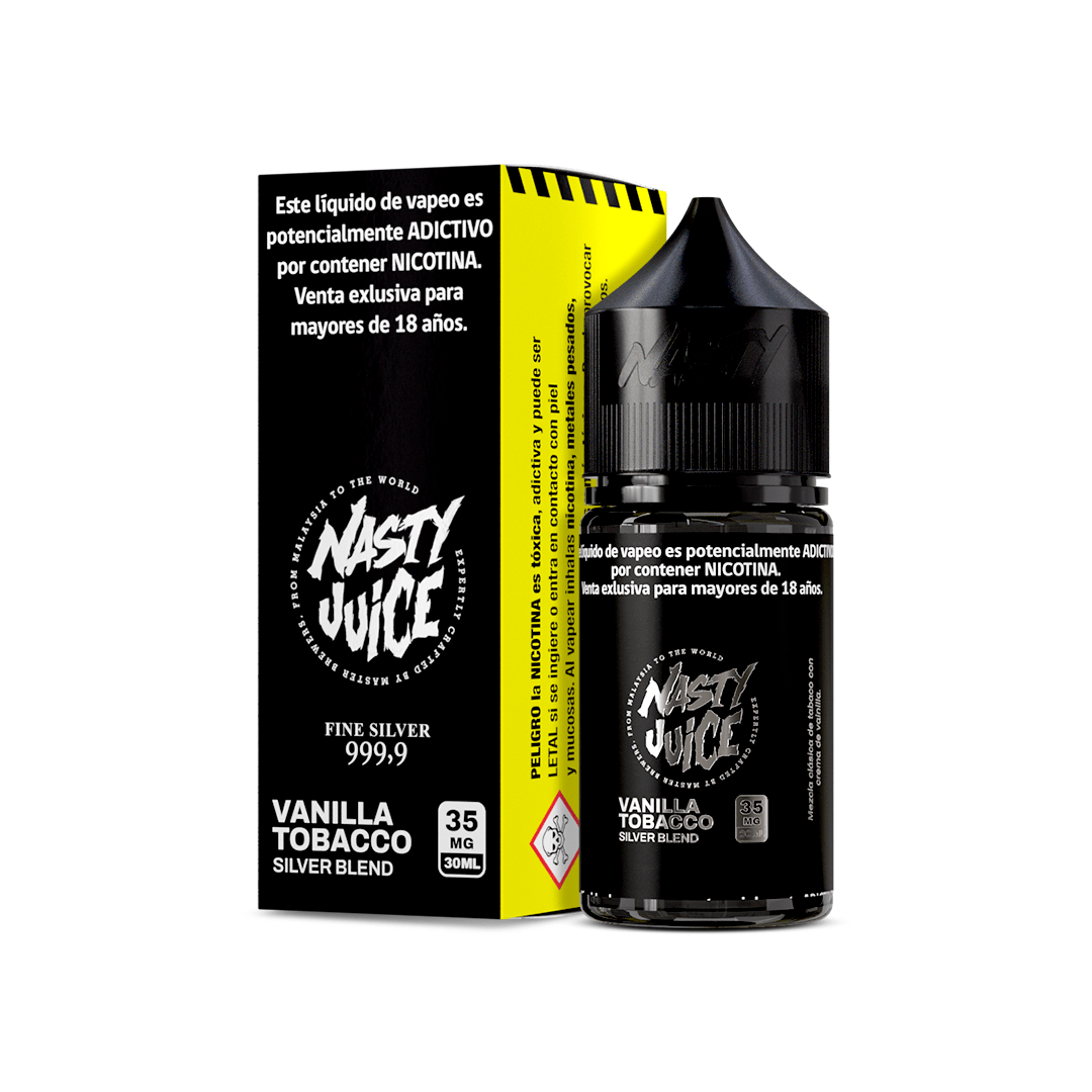 Nasty Juice Silver Blend Salt 30ml - Tabaco Vainilla