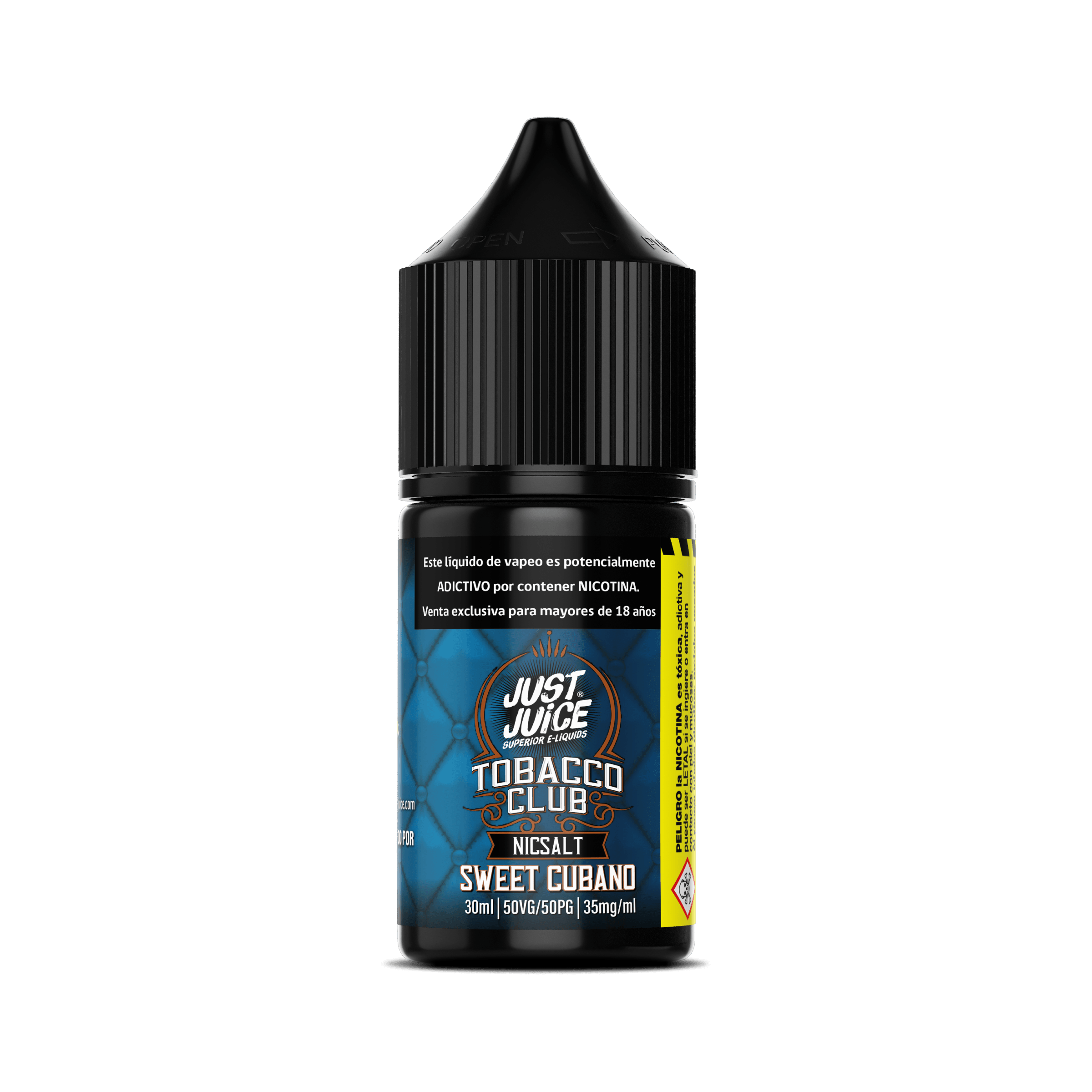 Just Juice Tobacco Club Sweet Cubano Salt 30ML - Tabaco Cubano Suave