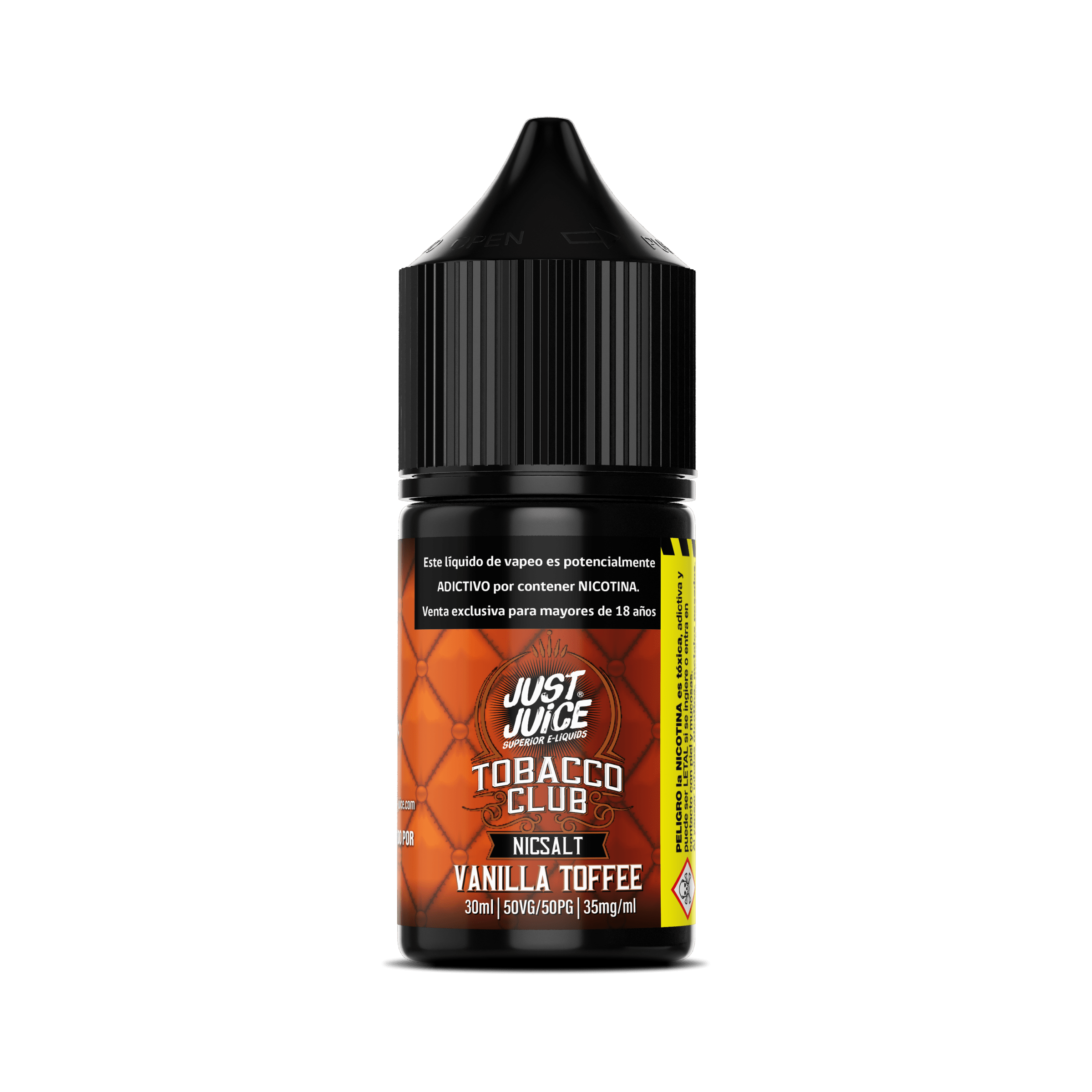 Just Juice Tobacco Club Vanilla Toffee Salt 30ML - Tabaco con caramelo y vainilla