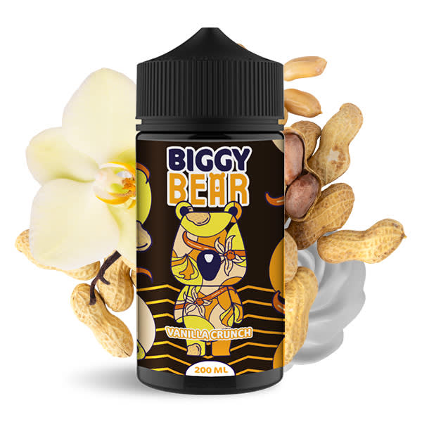 Biggy Bear Vanilla Crunch 200ml - Maní y Vainilla