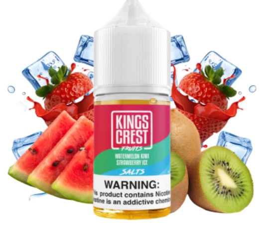 Kings Crest Fruits Watermelon Kiwi Strawberry Ice-30ML- Sandia Kiwi Frutilla