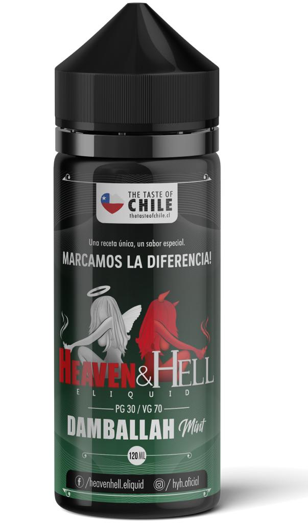 Heaven & Hell Damballah Mint 120ml - Tabaco Seco y Dulce con Menta