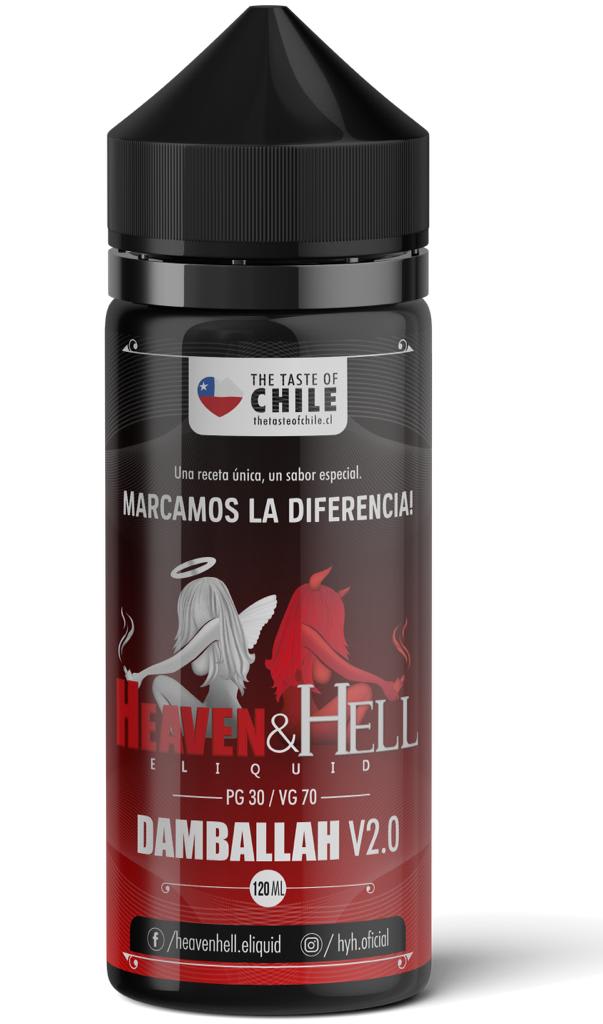 Heaven & Hell Damballah V2 120ML - Tabaco Seco Y Dulce
