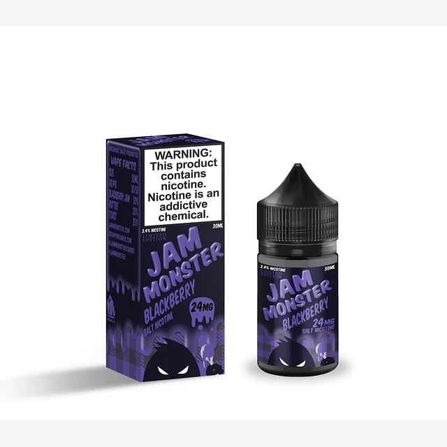 Jam Monster Blackberry Salt 30ml - Mermelada de Mora