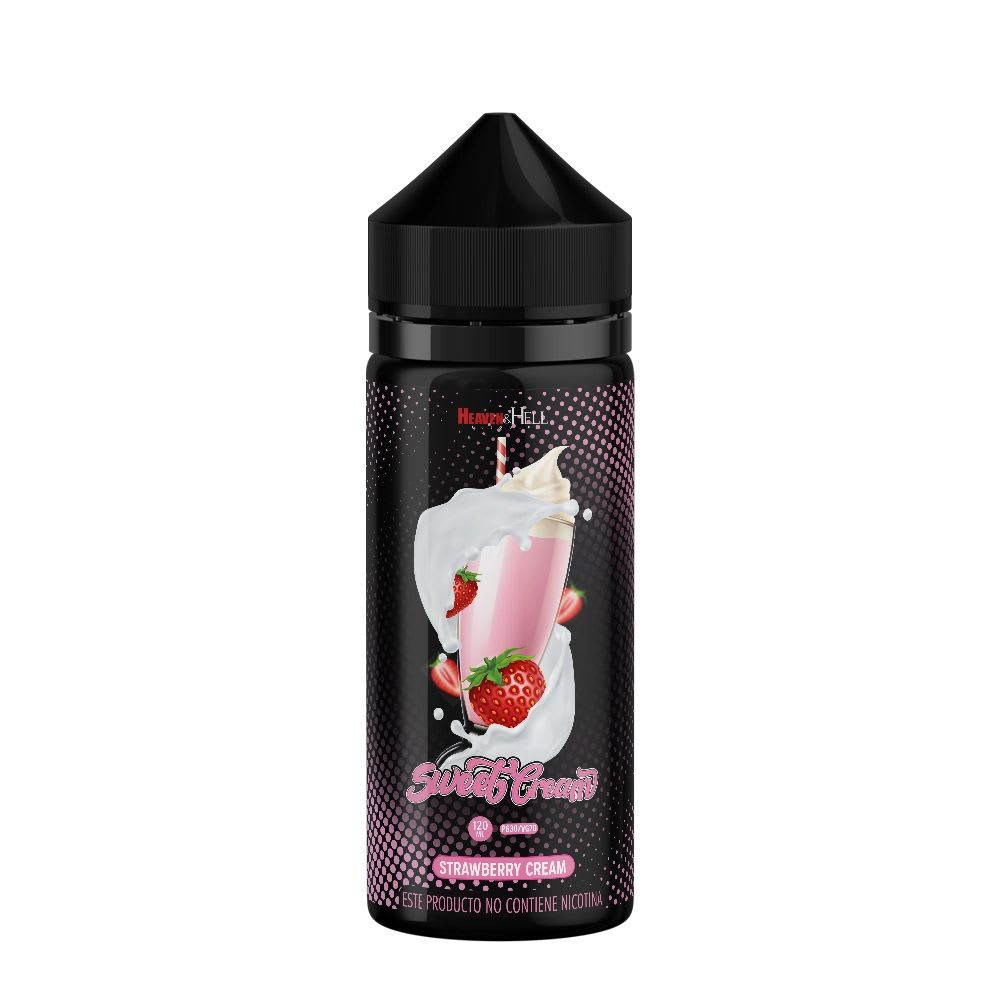 Heaven & Hell Strawberry Cream 120ML - Batido De Frutilla
