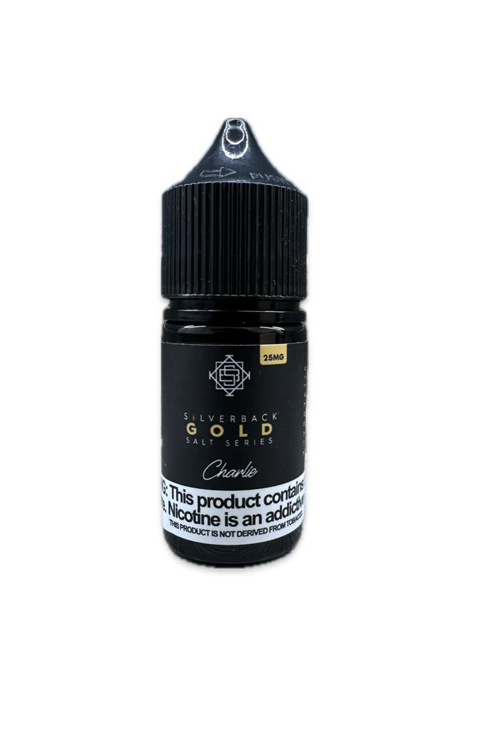 SilverBack Gold Charlie Salt 30ml - Miel, Vainilla y Tabaco