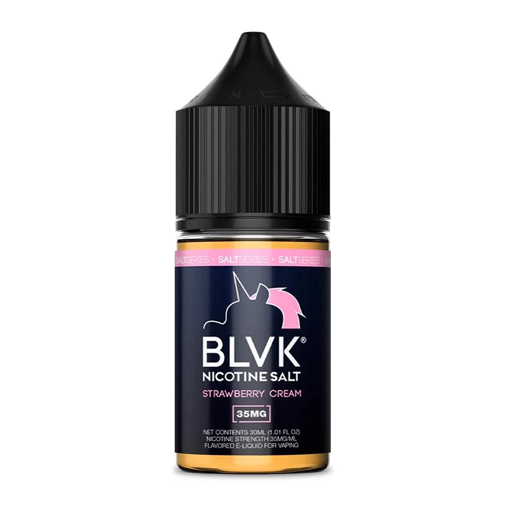 BLVK Strawberry Cream Salt 30ml - Pastel de Frutilla