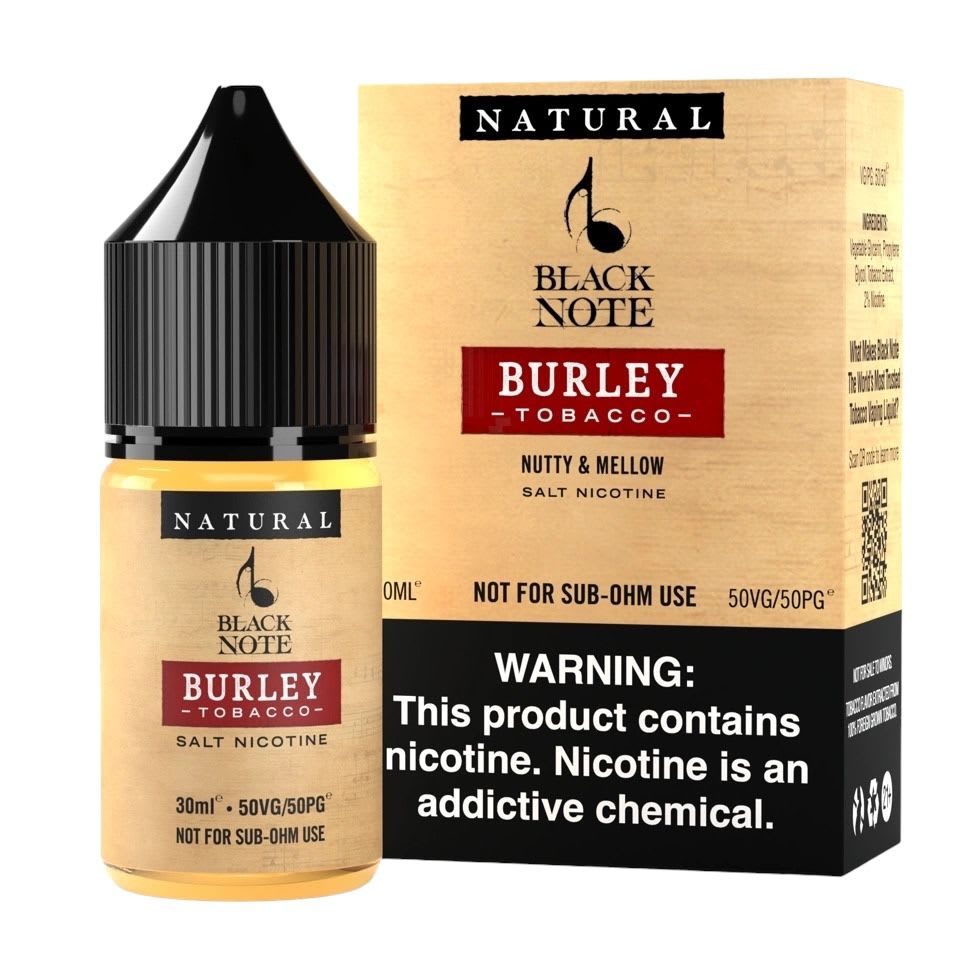 Black Note Burley Tobacco Salt 30ml - Tabaco Seco