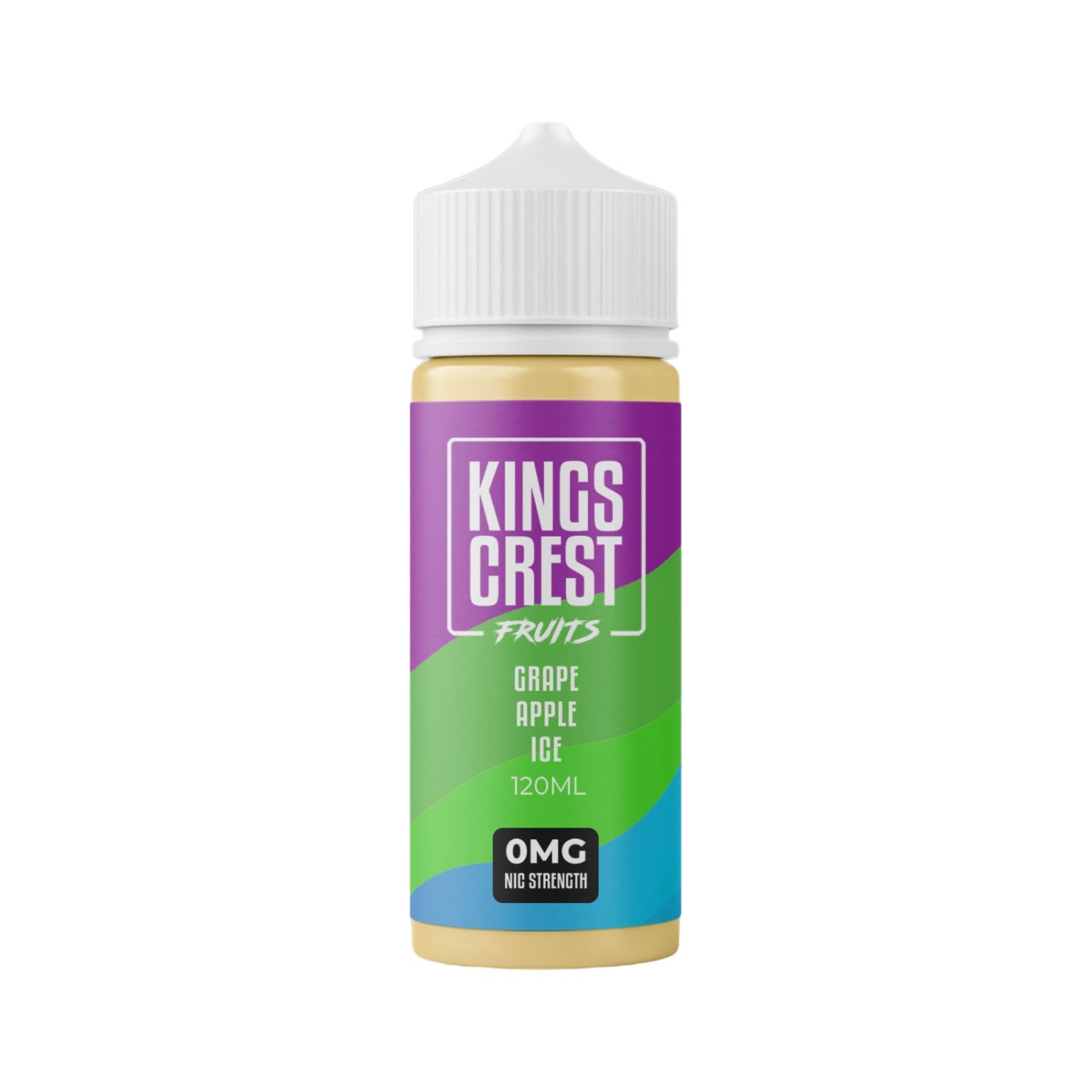 Kings Crest Fruits Grape Apple Ice 120ml - Uva Manzana Hielo