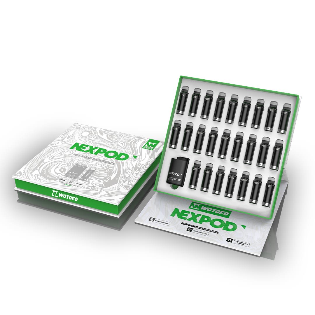 Caja Wotofo Nexpod + 25 recargas