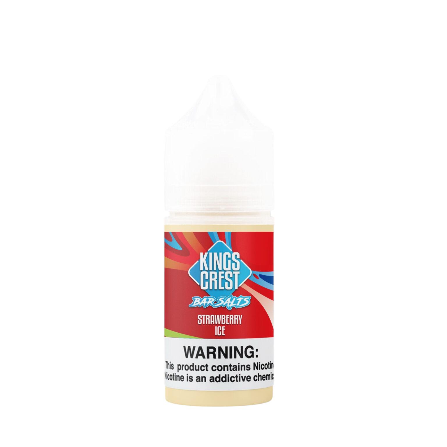 King Crest Bar Salts Strawberry Ice 30ML - Frutilla Ice