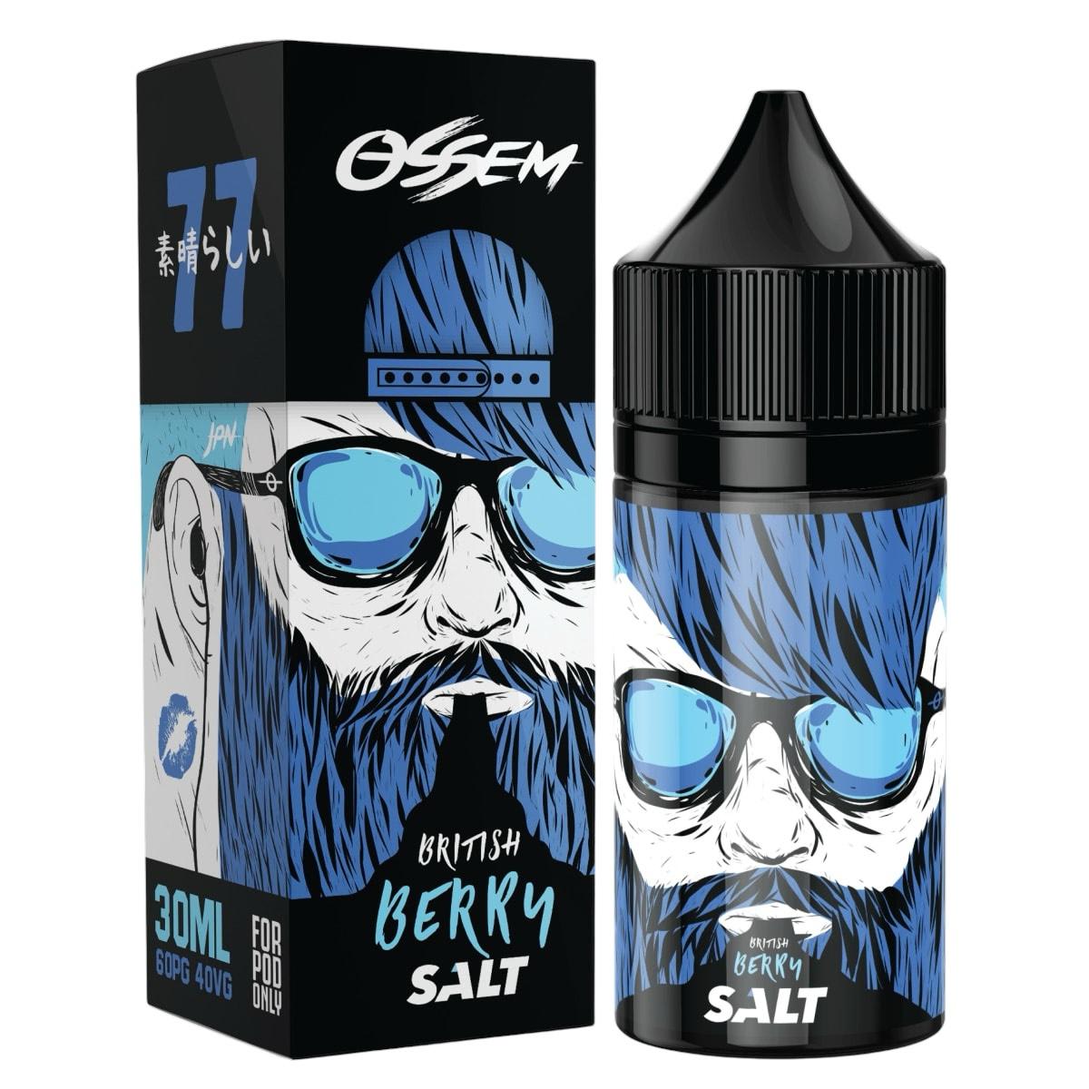 Ossem Fruity British Berry Salt 30ML - Arándanos