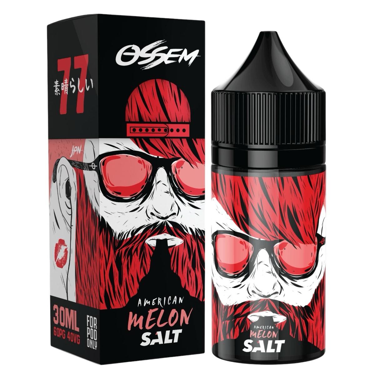 Ossem Fruity American Melon Salt 30ml - Sandía