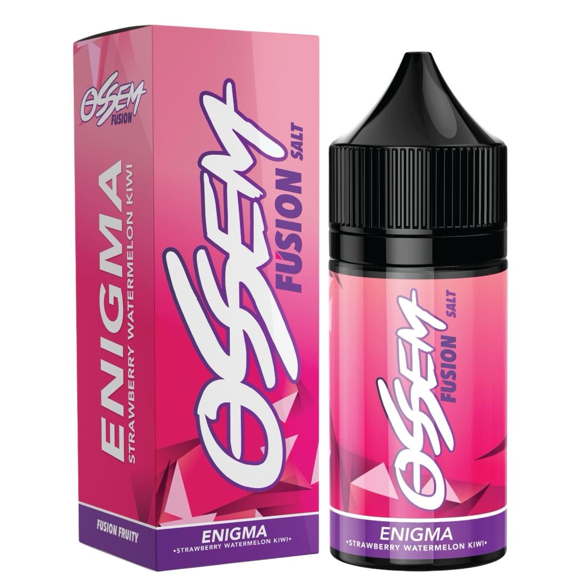 Ossem Fusion Enigma Salt 30ML - Sandia, Kiwi y Frutilla