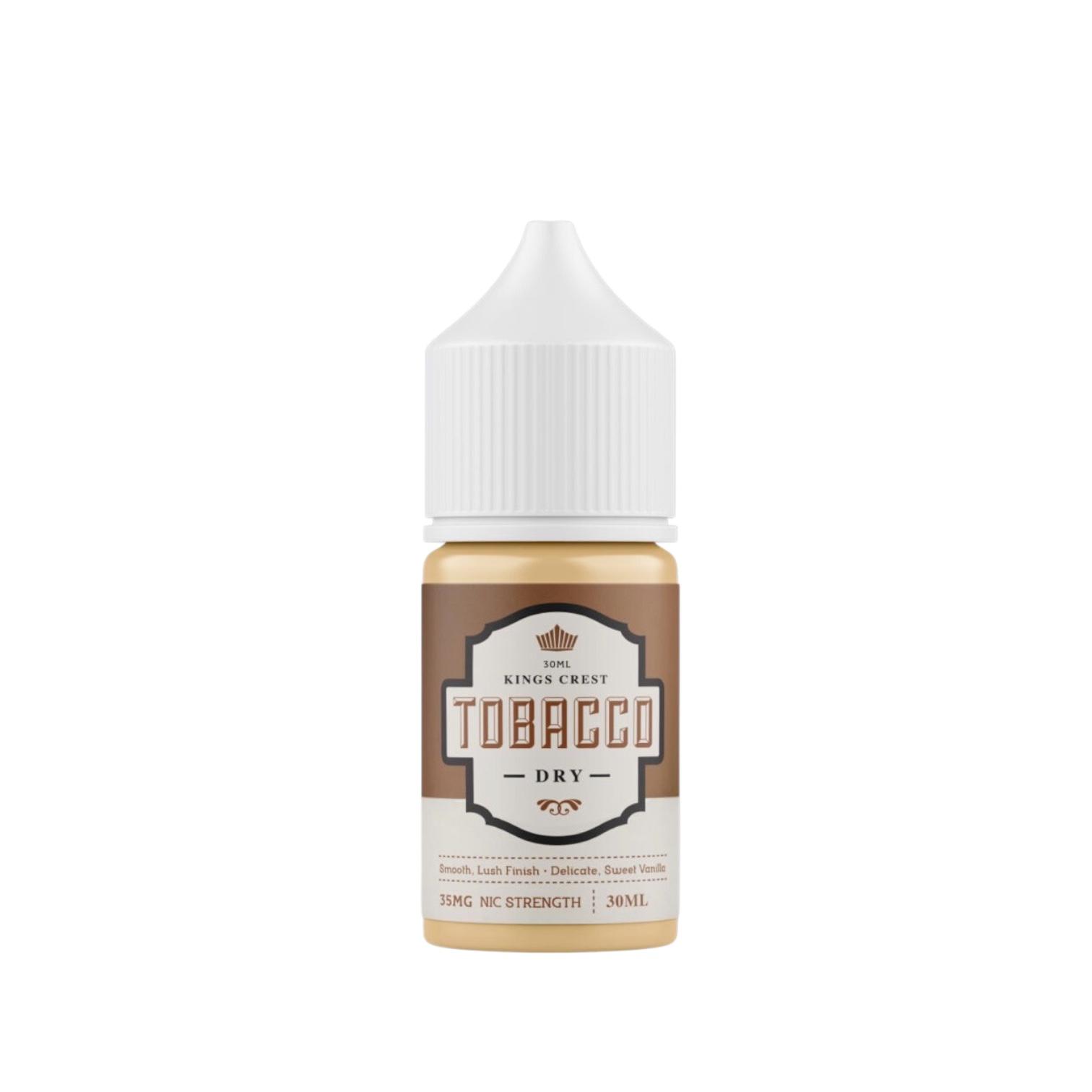 Kings Crest Tobacco VCT Dry Salt 30ml - Tabaco Intenso