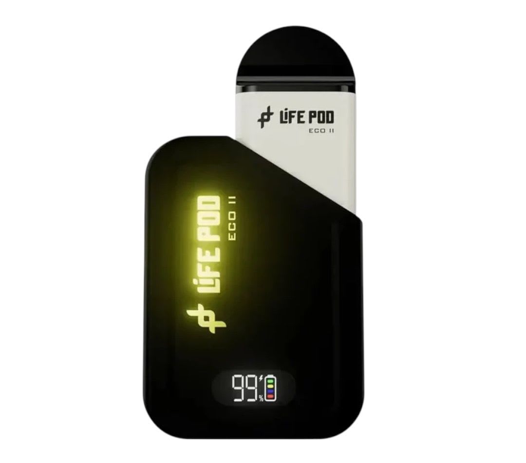 Life Pod Kit Eco II 10.000 Puff Banana Custard - Crema De Banana