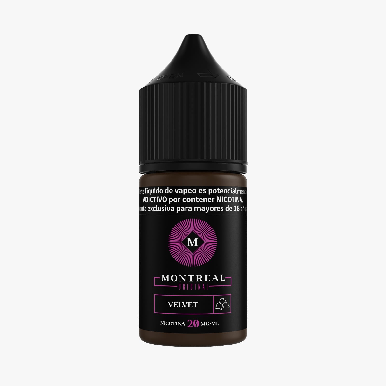 Montreal Original Velvet Salt 30ML - Tabaco, Vainilla y Helado de Pistacho