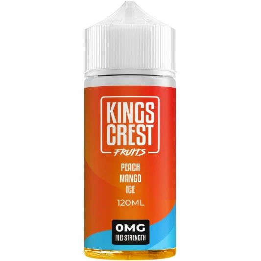 Kings Crest Fruits Peach Mango Ice 120ML - Melocotón, Mango Hielo