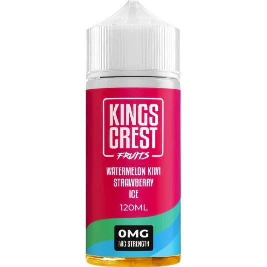 Kings Crest Fruits Watermelon Kiwi Strawberry Ice 120ML - Sandía, Kiwi y Frutilla