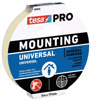 Cinta Doble Contacto Universal Pro 19mm x 5mts - tesa
