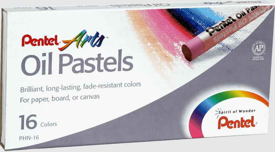 Set Crayones al Oleo Pastel Pentel Graso 16 Colores PENTEL1