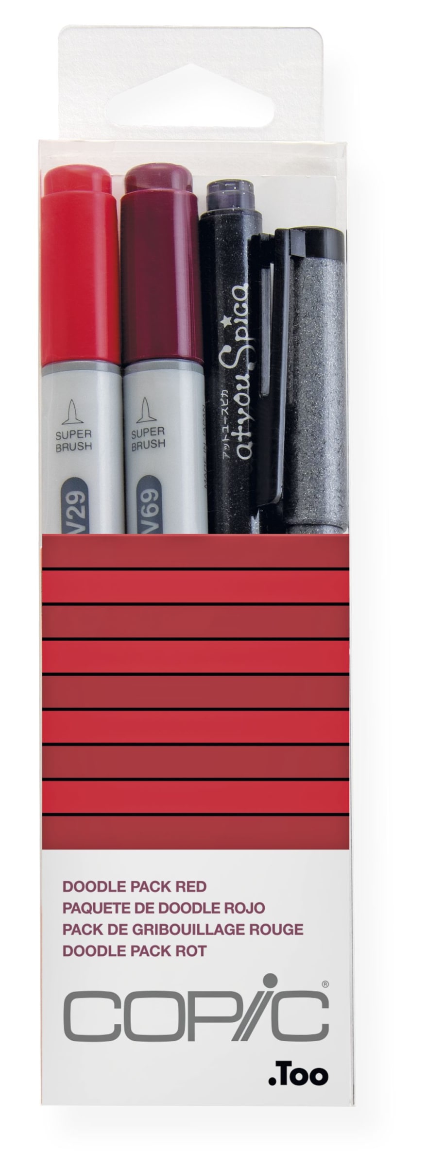 Copic Doodle Pack Red2