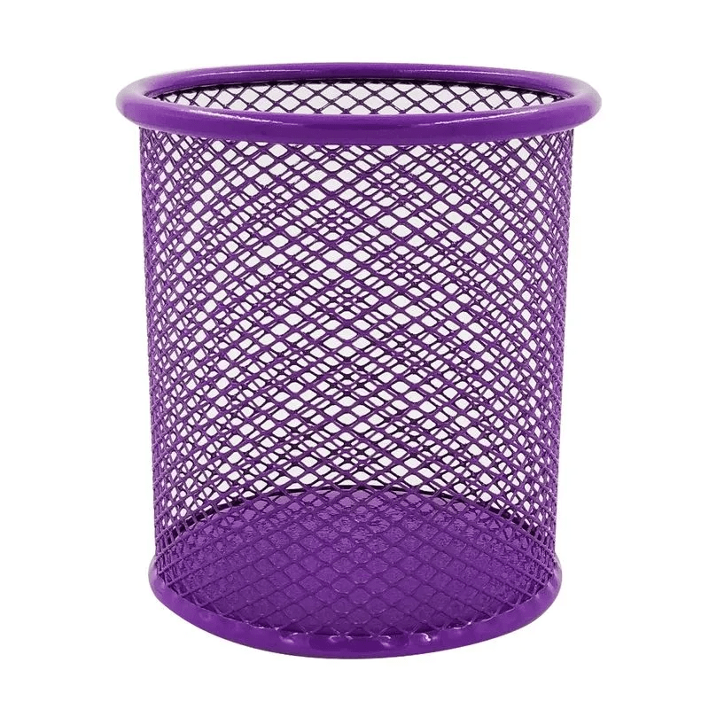 Portalápices Malla Morado 9x10 cm Foska2