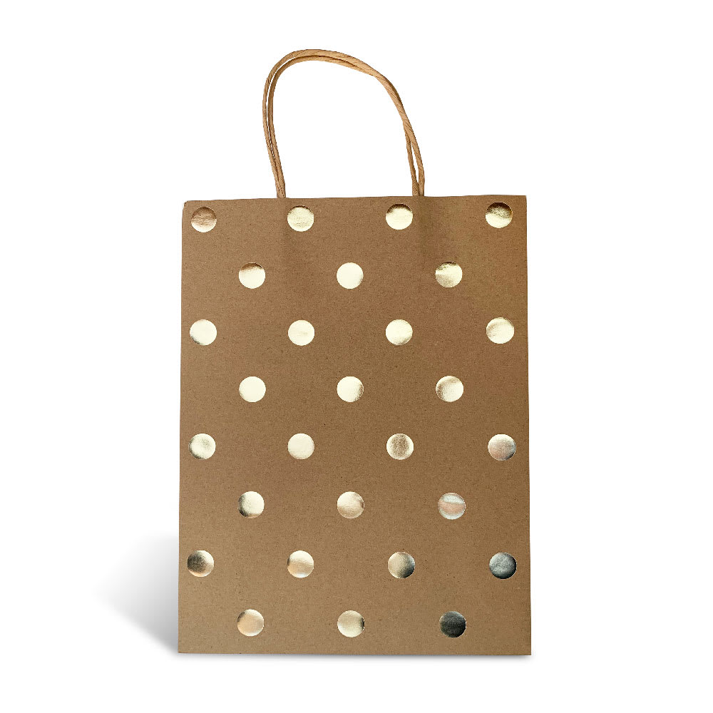 Bolsa de papel kraft mediana print ARTEL1