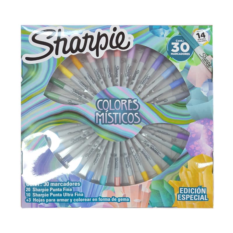 Ruleta Sharpie 30 Marcadores Misticos2