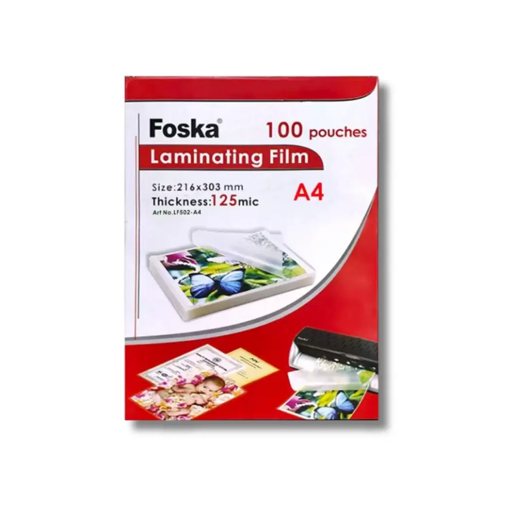 100 laminas de termolaminar A4 125mic1