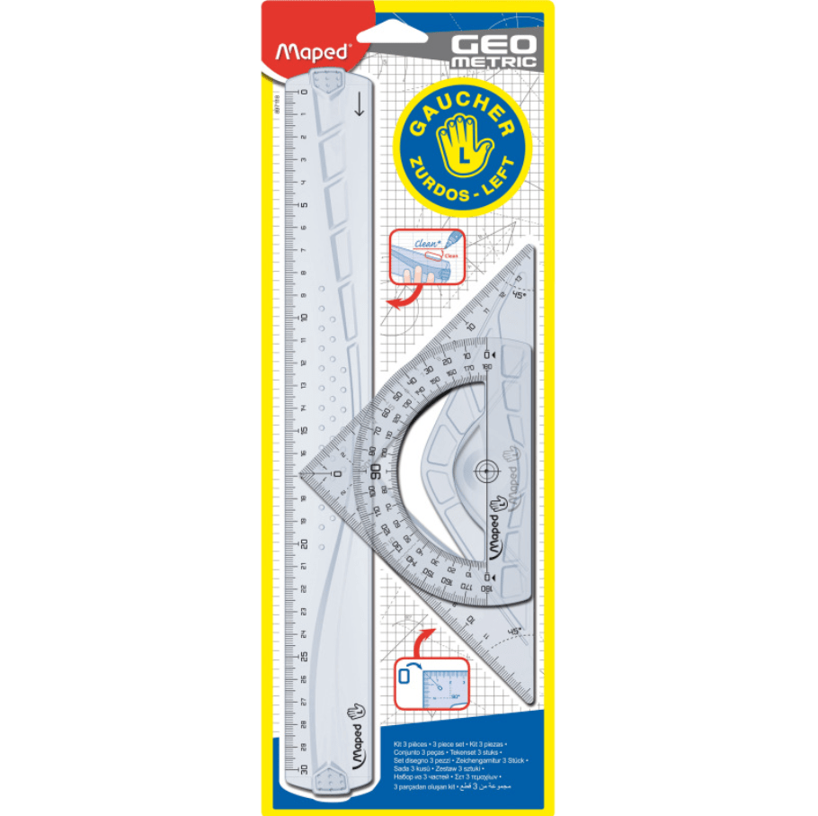 Set Geometría Zurdo ARTEL1