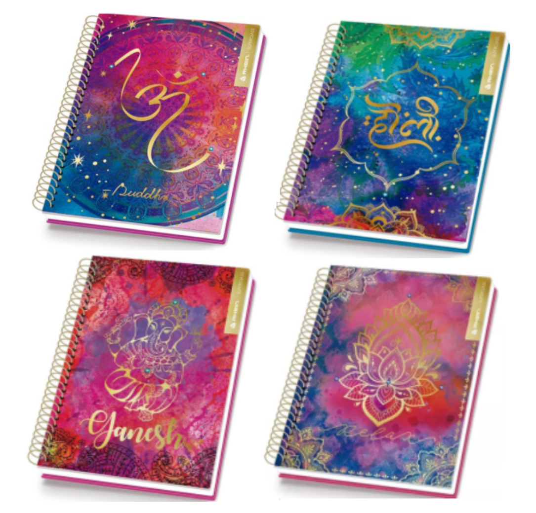 pack 5 cuadernos india medio oficio 120 hojas tapa dura1